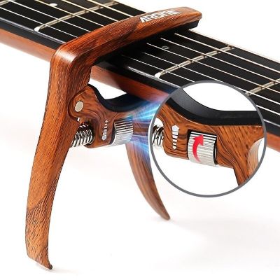：《》{“】= AROMA AC-30 Guitar Capo For Acoustic Guitar And Electric Guitar Pressure Tension Adjustable Guitar Accessories