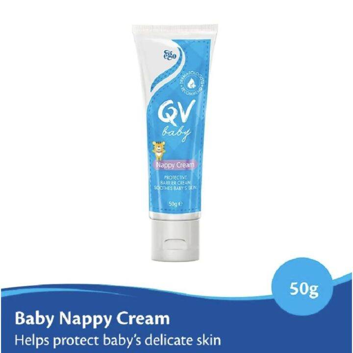 Ego Qv Baby Nappy Cream (Barrier Cream) 50g Exp 01/2024] Lazada