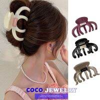 COCOJEWELRY จานโดพามีน2023ใหม่ฤดูร้อนกิ๊ฟติดผมที่หนีบผมปากปลาฉลามสัมผัสระดับไฮเอนด์ที่เรียบง่าย