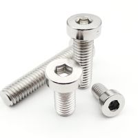 1/5/10/50pc M3 M4 M5 M6 M8 M10 M12 304 A2-70 Stainless Steel Hex Hexagon Socket Thin Low Short Profile Head Allen Cap Bolt Screw Nails  Screws Fastene