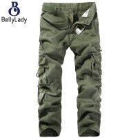 100% Cotton Men Overalls Men Pants Multi-pocket Camouflage Pants Outdoor Sports Pants【fast】