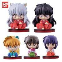 Bai Inuyasha Inuyasha ของแท้ Kikyō Sango นั่งตุ๊กตาอนิเมะโมเดลของเล่นสะสมของขวัญ