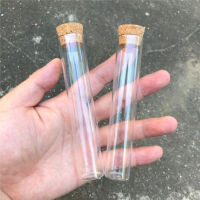 50pcslot 22*120mm 30ml Transparent Clear Bottles With Cork Stopper Food Grade Glass Vials Jars Storage Bottles Test Tube Jars