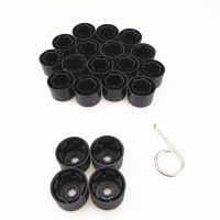 AZQFZ 20 Pcs Wheel Lug Center Nut Covers Caps Lug Bolt For VW Passat Golf Rabbit GTi EOS Tiguan CC Beetle 1K0601173A 6X0012243 Nails  Screws Fasteners