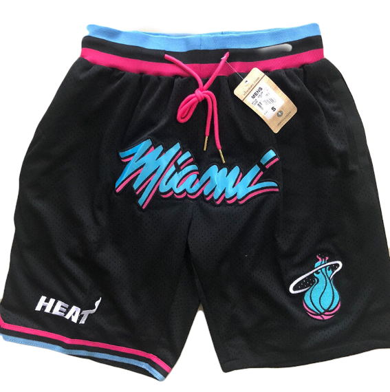 Miami Heat Just Don Shorts Size Large