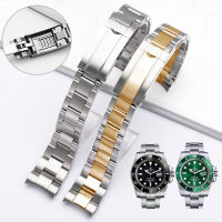 904L สแตนเลสสำหรับ Rolex SUBMARINER DAYTONA SUP GMT ผู้ชาย Fine-Tuning ดึงปุ่มสายคล้องคอ20มม. 21มม. นาฬิกา