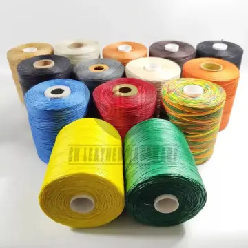 0.8 1.0mm Flat Waxed Thread Roll for Knitting Leather Craft Sew Stitch Cord  Stitching Factory or DIY Bookbinding Shoe Repairing