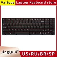 US Russian Laptop Keyboard For Lenovo Ideapad Y500 Y510 Y500NT Y510P Y500N T4B8-TC 25207342 With Backlight