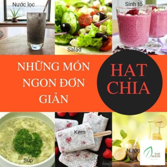 Hạt chia hữu cơ chuẩn organic healthy tốt cho sức khoẻ nhập khẩu úcchất - ảnh sản phẩm 5