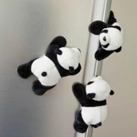 ◙▪ Fridge Magnet Strong Magnetism Removable Anti-fall Shockproof Cartoon Panda Crouching Fridge Sticker Kitchen Accessory
