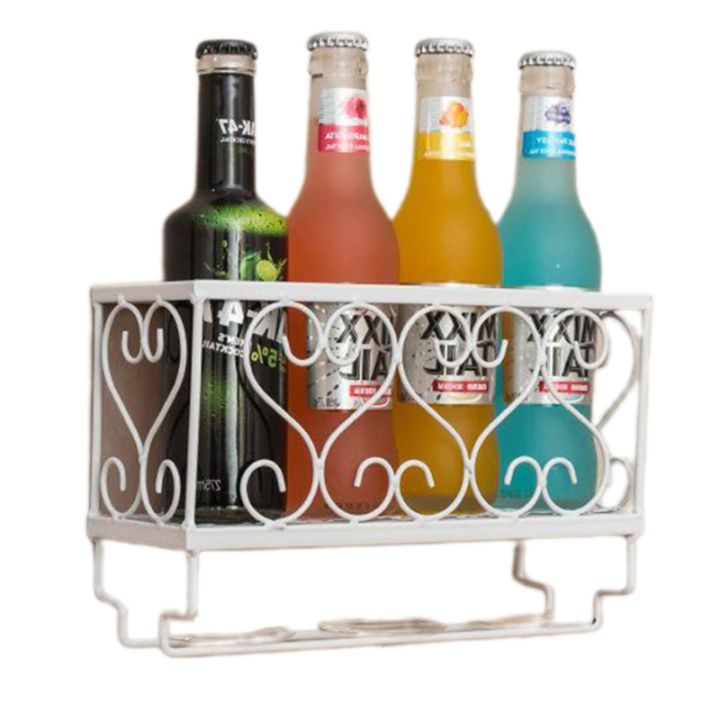 wall-mounted-wine-rack-bottle-glass-holder-with-goblet-stemware-hanger-organizer
