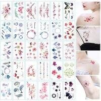 30pcs/Set Fresh Style Small Flowers Waterproof Temporary Tattoo Sticker for Adults Kids Women Body Art Water Transfer Fake Tatoo