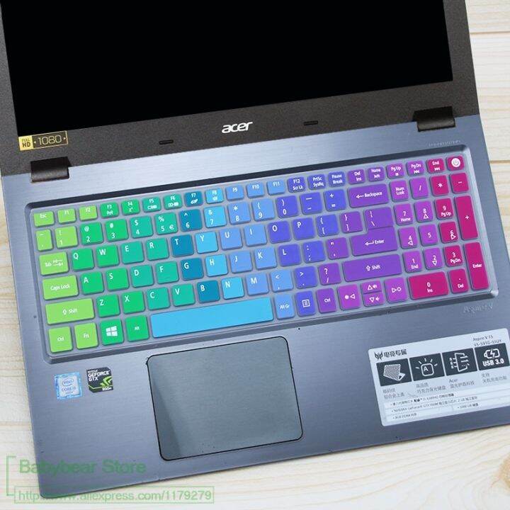 15-6ซิลิโคนปกป้องตัวเครื่องป้องกันแป้นพิมพ์สำหรับ-acer-extensa-2520g-2511g-e5-522g-e5-522-f5-573g-tmp258-e5-574g