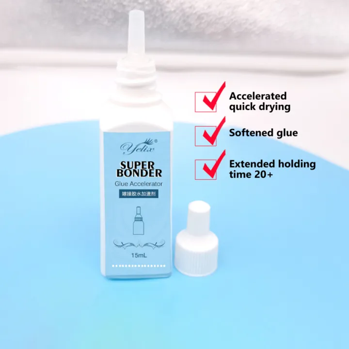 Eyelash QuickDrying Adhesive Grafting Glue Accelerator LongLasting
