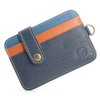 【CW】✿  Young Minimalist Wallet Cowhide Leather ID Credit Card Holder Short Purse Bank Slot