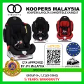 Koopers Lavolta Convertible Car Seat (0-25Kg) 5 Year Warranty [ 1 to 1 Crashed Exchange ] Kerusi Keselamatan Bayi. 