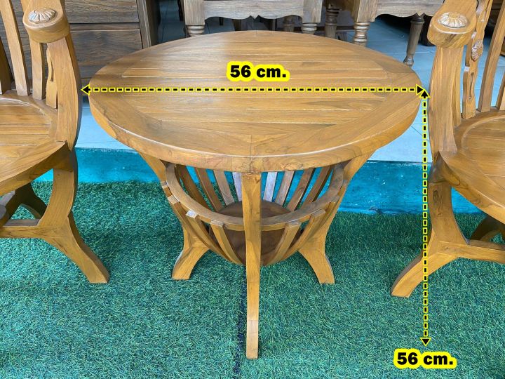 ชุดเก้าอี้ไม้สัก-ประกอบแล้ว-โต๊ะไม้สัก-เซต-3-ตัว-สีสักทอง-เก้าอี้วินเทจ-เก้าอี้นั่งทานกาแฟ-เก้าอี้วินเทจ-ทนแดด-ทนฝน-สวย-wooden-table-amp-chair-teak