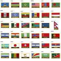 【YF】℗┇  MAURITIUS U.S.A. Myanmar Mexico South Africa Norway Portugal Serbia Cyprus Flag Embroidery Badge