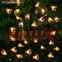 □❏ 5M 50LED Lamp Honey Bee Led String Fairy Light Outdoor Garden Fence Patio Garland Lights Wall Decor Birthday Party Diy Decor