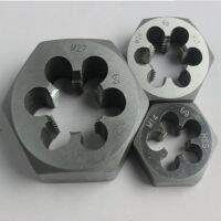 Free shipping 1PC 9Sicr steel made Hexagon round die M13 M22 manual die for threading outer threads of metal workpieces