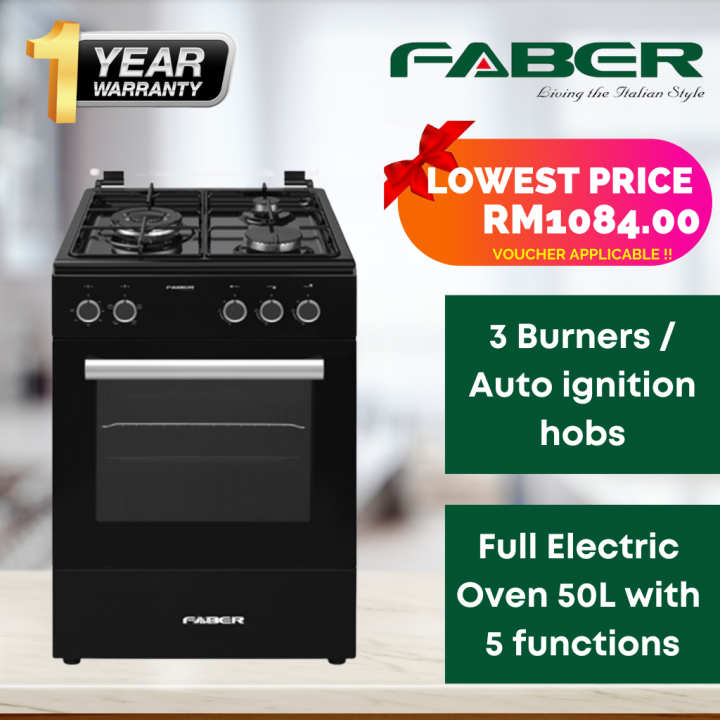 faber gas stove with oven