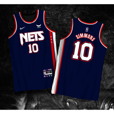 2022! BROOKLYN NETS BEN SIMMONS #10 Kevin Durant #7 2021-22 City Edition | Full Sublimation Jersey