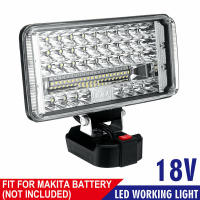 18V ไฟ LED ทำงานโคมไฟไม่รวมแบตเตอรี่ Li-Ion Makita แบตเตอรี่กลางแจ้งไฟฉุกเฉินสปอตไลท์3457นิ้ว