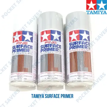 Tamiya Gray Fine Surface Primer L, 180ml Spray Can - Tamiya Spray Paint  Primer 
