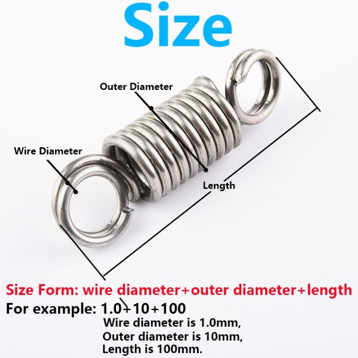 o-ring-hook-coil-cylindroid-helical-extension-pullback-tension-spring-304-stainless-steel-wire-diameter-0-8mm-1-0mm-1-2mm-electrical-connectors
