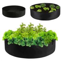 ✱☬ Large Plant Grow Bag 100/50/30 Gallon Thicken Breathable Fabric Planters Round Garden Pots Flower Raised Bed for Herb Vegetable