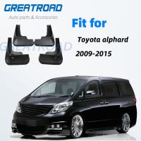 เหมาะสำหรับ Toyota Alphard Vellfire 20 AH20 2009 -2015แผ่นกันโคลนแผ่นบังโคลนอุปกรณ์เสริมด้านหน้าด้านหลัง2010 11