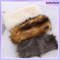 BETTERFORM สกี Snow Earwarmer ที่ปิดหูกันหนาว ขนสัตว์ faux หมวกรัสเซียปุย หมวกฤดูหนาวสำหรับผู้หญิง ที่คาดผมขนเทียม