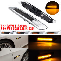 2023Wholesale2PCS สำหรับ BMW 5-Series F10ซีดาน F11 Touring LED ลำดับ Fender ตัวบ่งชี้ด้านข้าง Marker ไฟกระพริบไฟเลี้ยว63137154167Hotsales