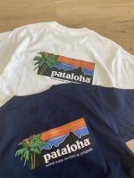 Patagonia Parent-Child Short-Sleeved Outdoor Simple Breathable Cotton T-Shirt Bata Loose Couple Large Size T-Shirt Male