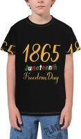 Juneteenth Day Freedom 1865 T- Shirt Short Novelty for Boys and Girl