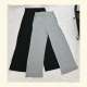 SIEUN - กางเกงขายาวเอวสูง ทรงตรง กางเกงเอวสูงผ้ายืดผู้หญิง Basic Pant #016