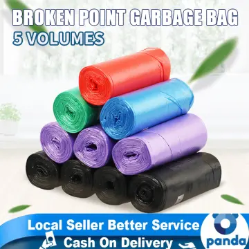 50pcs Trash Bags Large Capacity Trash Bag Disposable Thickened Storage Bags  Clear Recycling Bin Liners Bags