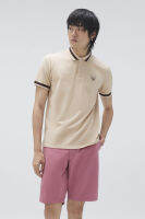 ESP เสื้อโปโลเฟรนช์ชี่ผ้าเบิร์ดอาย ผู้ชาย สีน้ำตาล | Birdeye Frenchie Polo Shirt | 03814