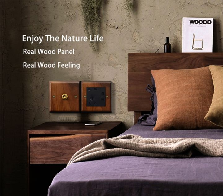 new-popular-frenchreal-wood-design-เบลเยียมโปแลนด์-wallpad-ไฟฟ้า110-v-250v-16aoutlet