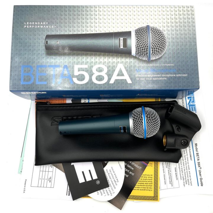 for-shure-beta-58a-microphone-wired-dynamic-home-studio-recording-handheld-mic-for-karaoke-bar-stage-live-performance-podcast