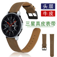 เหมาะสำหรับสายนาฬิกาหนัง Samsung สไตล์วินเทจ Huawei Gt Watchband หนัง22/20มม. สายนาฬิกาข้อมือสินค้าขายส่งในสต็อก