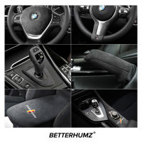 Alcantara Untuk F23 F22 F20รถ BMW,ชุด1 2 Konsol Tengah มัลติมีเดียแผงบอลตกแต่ง Penutup Stiker Aksesori ภายในรถ