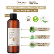 Nước tẩy trang cho da dầu mụn bí đao Cocoon 500ml làm sạch lớp trang điểm