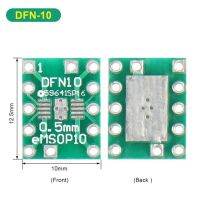 10Pcs QFN10 QFN16 QFN20 QFN32 QFN44 QFN56 QFN64 Adapter Board QFN to 0.5mm 0.65mm 0.8mm SMT Test Board PCB Plate