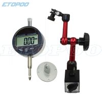 0-12.7mm/0.5 0.01mm Digital Dial Indicator 0-25.4mm 1 indicator With Mini Magnetic Base Holder Gauge Caliper Measuring Tools