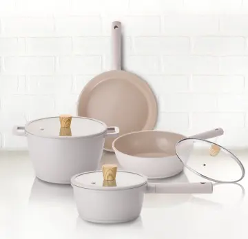 Neoflam Fika IH Induction Pan Pot Grill Cookware Set of 5P