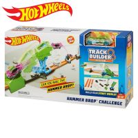 Hot wheels Hammer Drop Challenge Track Builder ชุดรางปล่อย + แถมฟรีรถ 1คัน สินค้าSELA ราคาพิเศษ ราง Hotwheesl