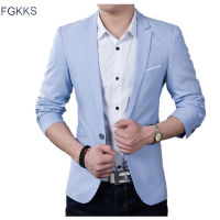 ZZOOI FGKKS Brand Men Blazer Wedding Suits Men Suits Formal Tuxedo Slim Fit Meeting Dress Groom Suit Costume Homme