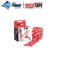 RockTape Logo Red ขนาด 5cm x 5m (ร็อคเทป - สีโลโก้แดง รุ่น ธรรมดา จากประเทศสหรัฐอเมริกา)