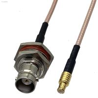 ﹍㍿◑  1pcs RG316 Cable BNC Female Jack Nut Bulkhead to MCX Male Plug Straight Connector RF Coaxial Pigtail Jumper Adapter 4inch 10FT